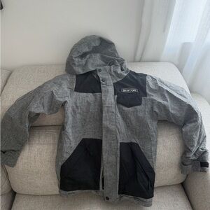 Burton Kids Jacket in Gray and Black